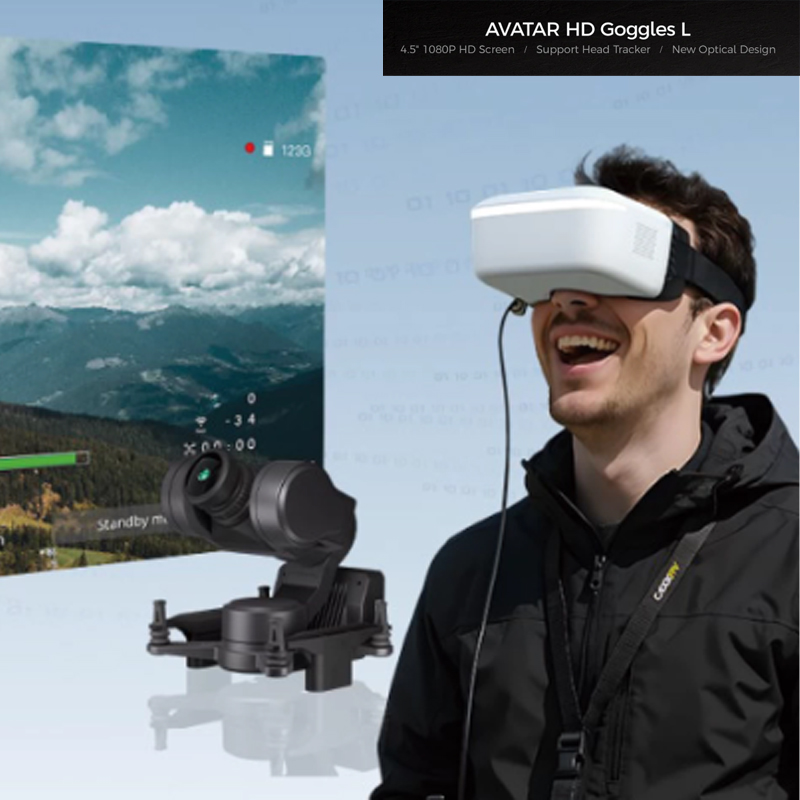 Fpv Goggles Walksnail Avatar Hd - نظارات Caddx Walksnail Avatar HD FPV
