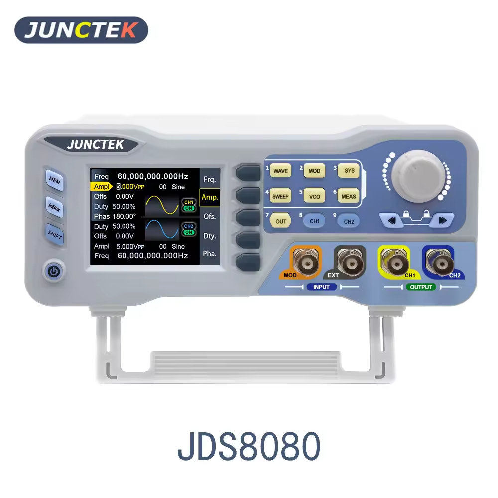 Function Arbitrary Waveform Generator - مولد إشارات ثنائي القناة JDS8080 JUNCTEK