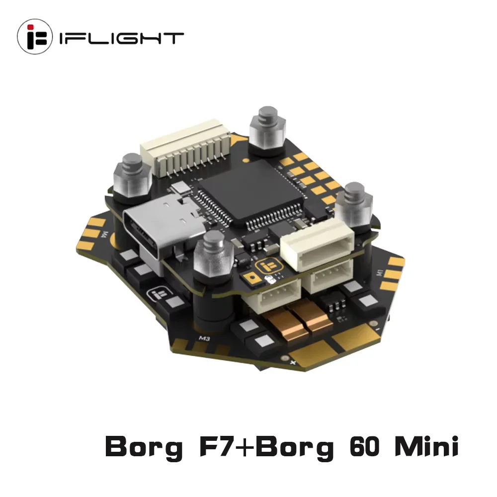 وحدة تحكم الطيران iFlight Borg - مراجعة Fpv Flight Controller F7 Stack 60A وسعره