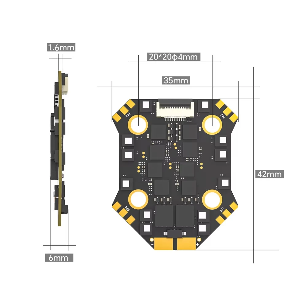 وحدة تحكم الطيران iFlight Borg - مراجعة Fpv Flight Controller F7 Stack 60A وسعره